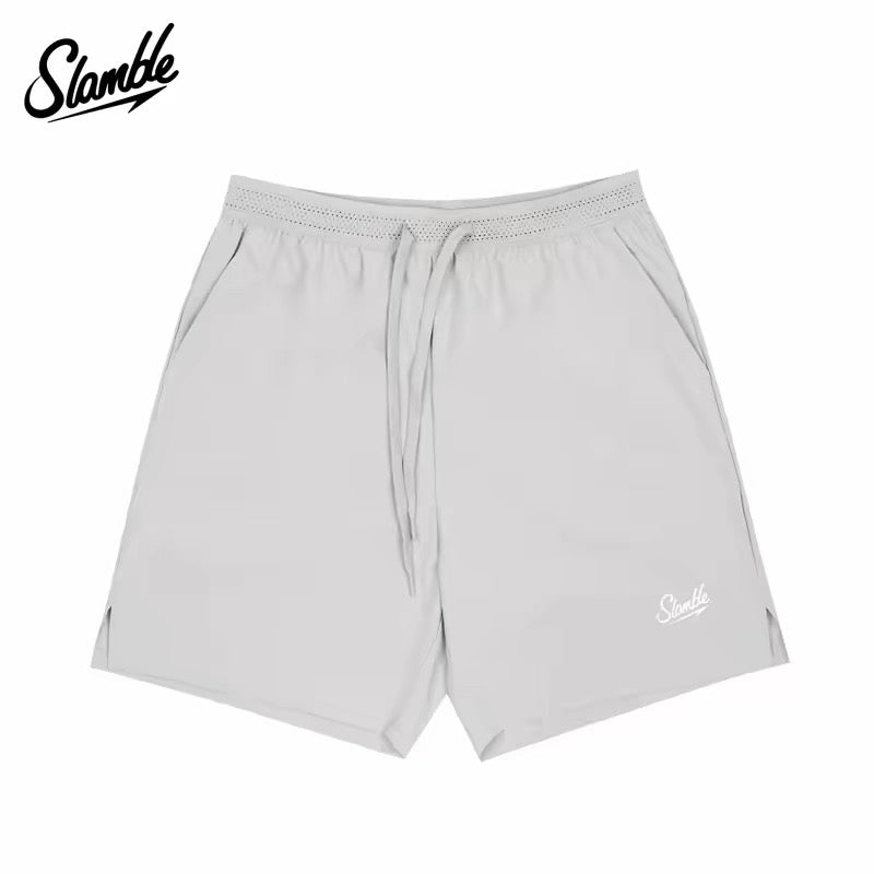 [Ready Stock] Slamble Sports Shorts Men Pickleball shorts Basketball Streetwear Casual Cotton Seluar Pendek 美式短裤 短裤