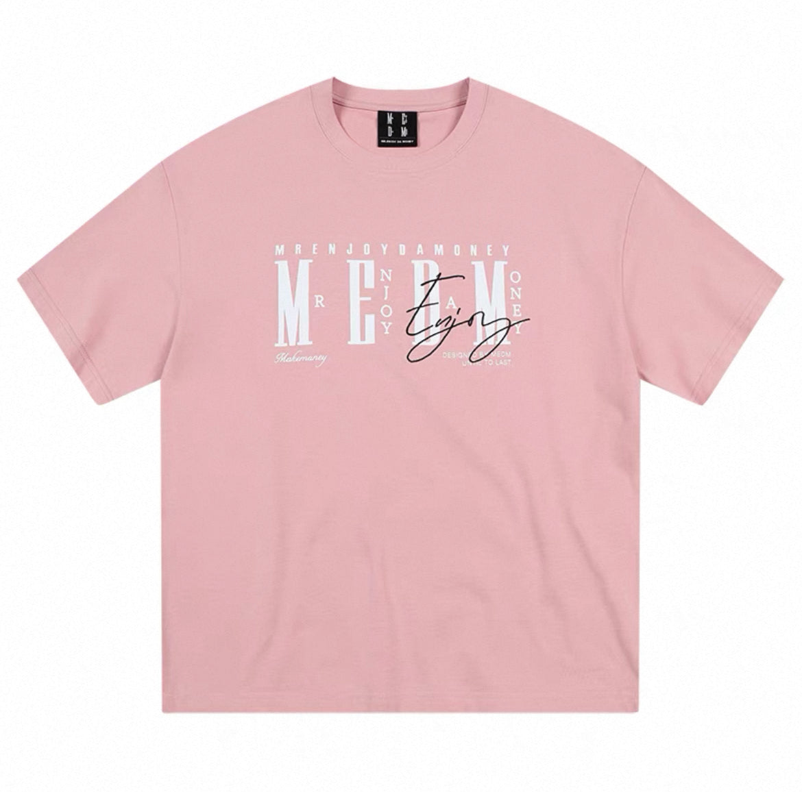 [READY STOCK] MEDM SS25 Oversized Embroidery Logo T-Shirt | Medm Streetwear Tee | Unisex Couple Fashion Top  | 潮牌短袖