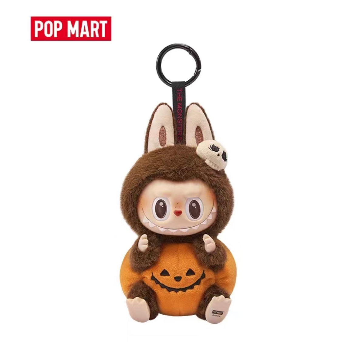 (Authentic & Ready Stock ) Pop Mart Labubu Halloween Sitting Pumpkin Vinyl plush Pendant 盲盒万圣节 南瓜盲盒