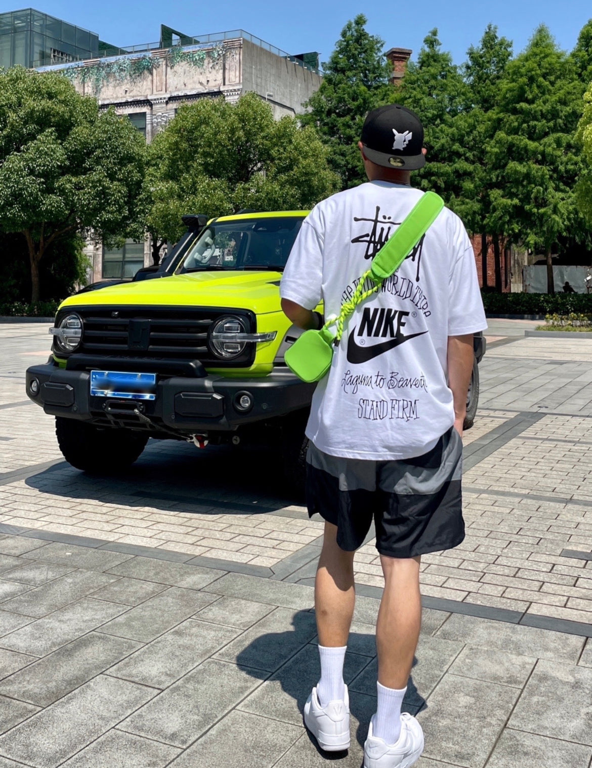 Nike x Stüssy The Wide World Tribe Tee White