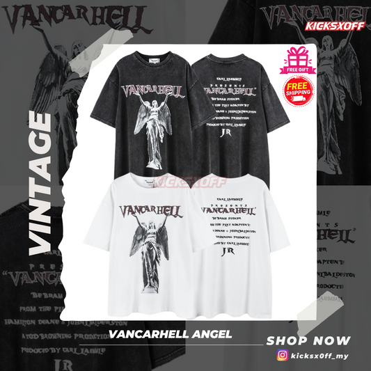Vancarhell Angel Vintage Oversized Tee