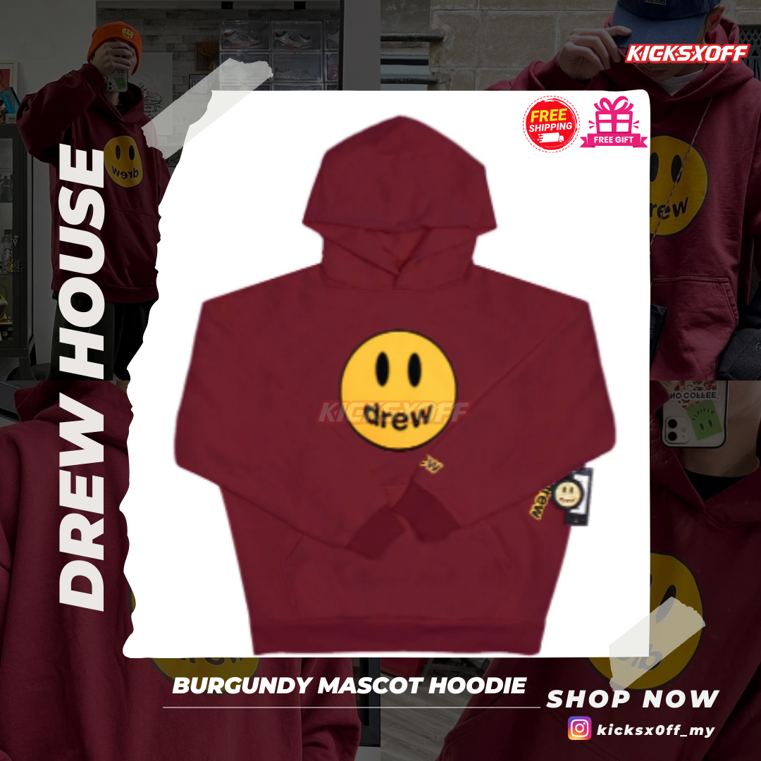 *CNY Exclusive* Drew House Burgundy Mascot Hoodie