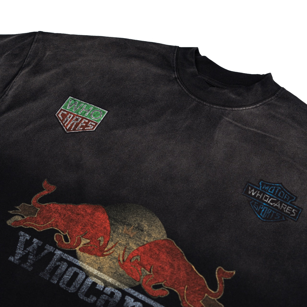 Whocares SS25 Capsule 05 Washed Turbo Mode Vintage Streetwear Oversize Tee
