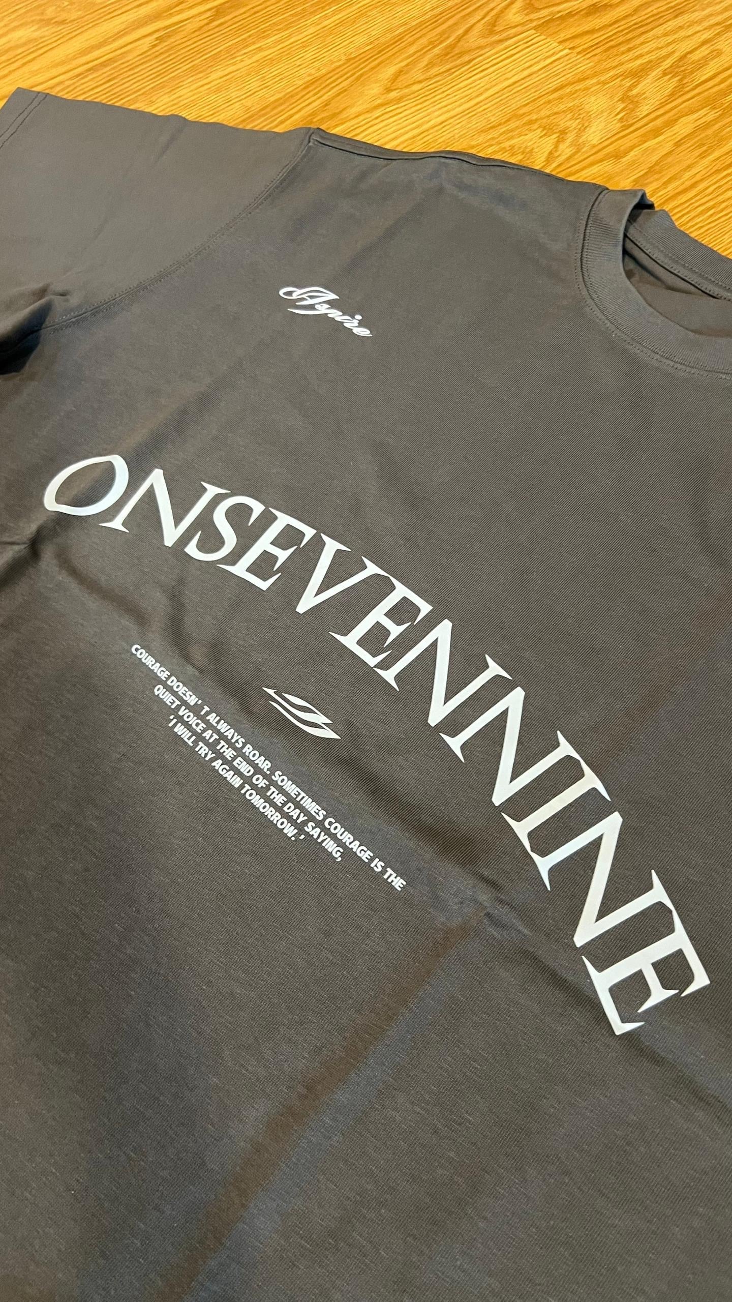 [READY STOCK] Onsevennine 179 320 GSM High Quality Oversized Tee Hype Fashion Streetwear Couple Unisex T-Shirt