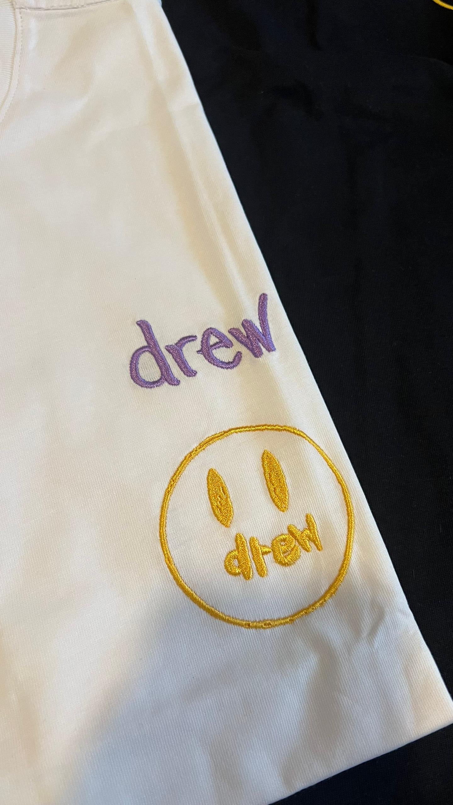 [ORI Clearance] DREWWWW House Embroidery Smiley face Tee Oversized Streetwear Hype Tee 潮牌短袖 潮牌 baju hype