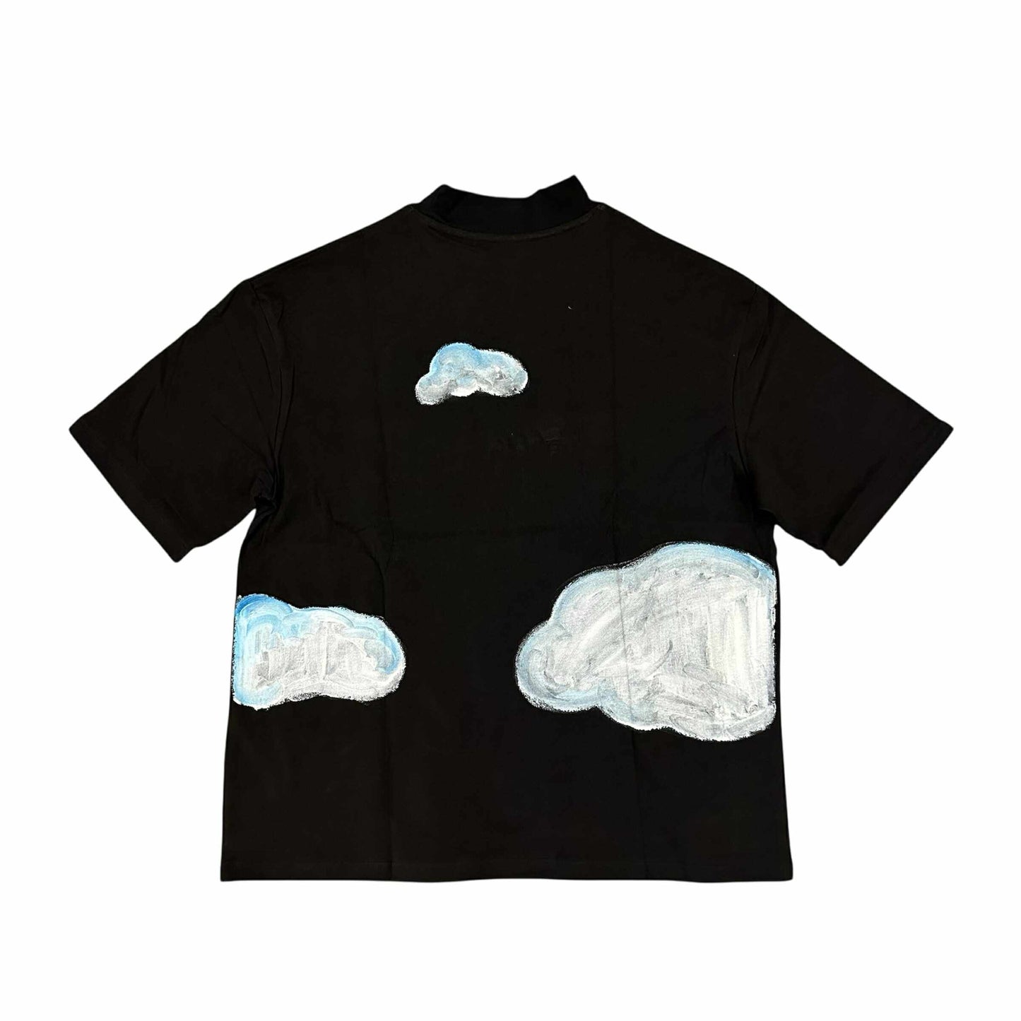 TAX FREE Acrylic Painted Cloud Logo Streetwear Tee
