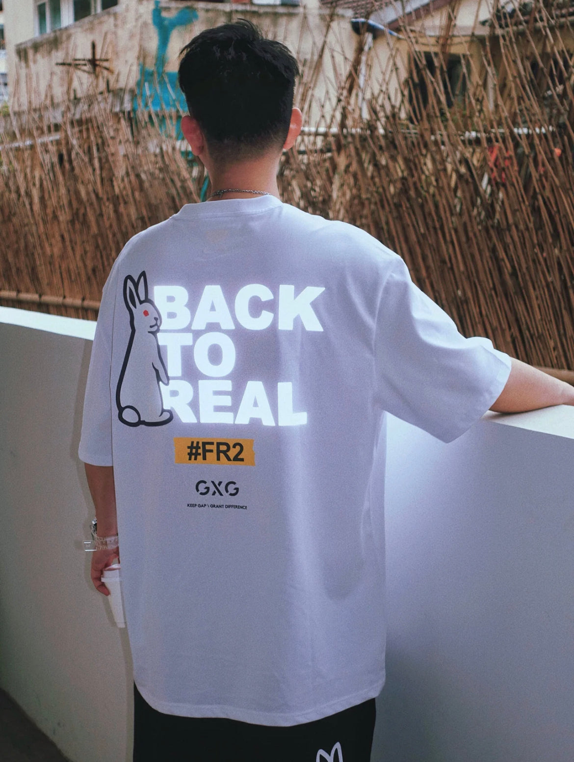 FR2 X GXG 3M Reflective Oversized Tee