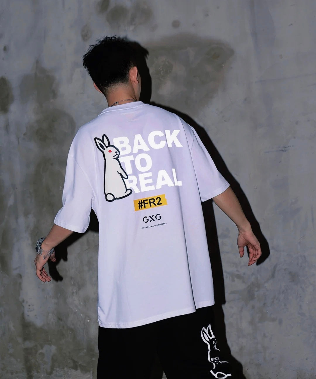 FR2 X GXG 3M Reflective Oversized Tee